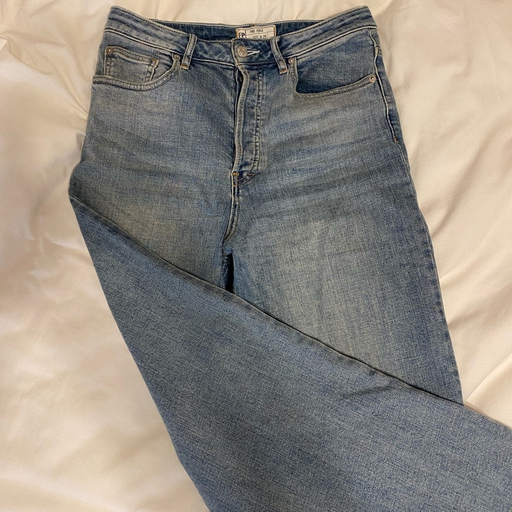 Free people wide leg pants